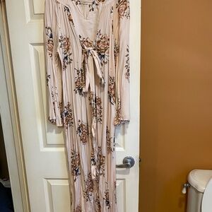 Floral Long Sleeve Maxi Dress